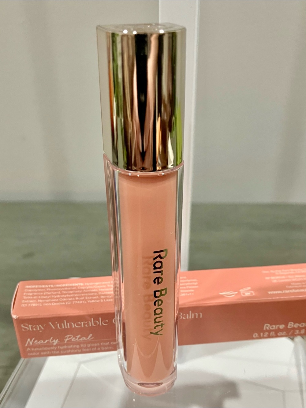 Rare Beauty Stay Vulnerable Glossy Lip Balm - Nearly Petal